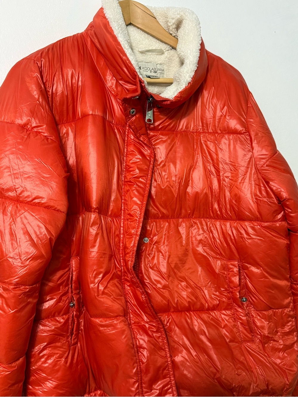 Koolaburra by UGG Sherpa-Trim Puffer Jacket Womens Large - Picture 5 of 9